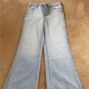 Wrangler Blue Flare Wide Leg Jeans